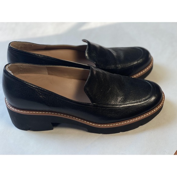7 Edit Naturalizer Dreamer Shoes Womens Size 8.5 Leather Loafers Chunky Sole - Picture 1 of 10